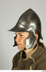 Head Woman White Historical Helmet Costume photo references